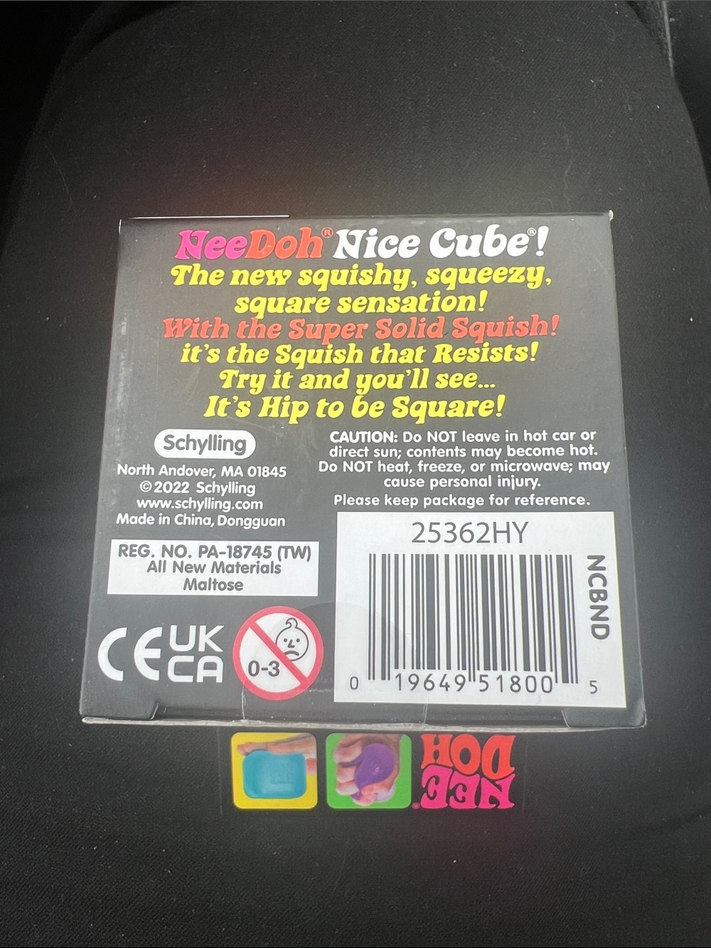Nee Doh Nice Cube Super Solid Squish - Picture 6 of 6